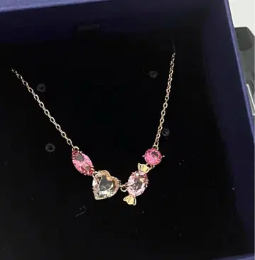 Swarovski 하트형 스톤 목걸이