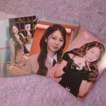 NiziU 랜티큘러 포토카드 2025 아야카 3장 세트