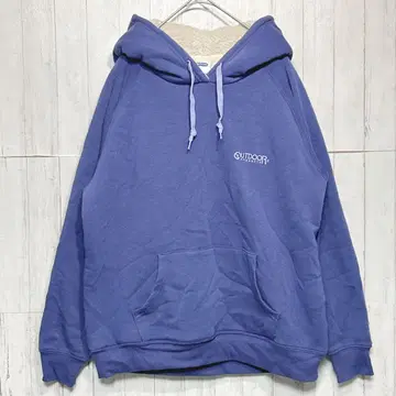 OUTDOOR 아웃도어 보아 안감 후드티 블루 [ L ] 여성용