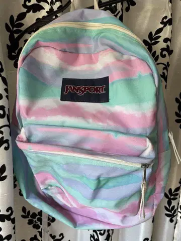JANSPORT 파스텔 스트라이프 백팩