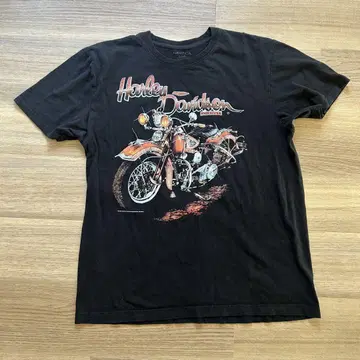 HARLEY-DAVIDSON 로고 T셔츠 페이드