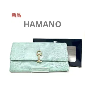 [새상품] HAMANO ANA 기내 판매 한정판 리자드 엠보 가죽 장지갑
