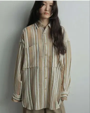 anuke Sheer Stripe Shirts