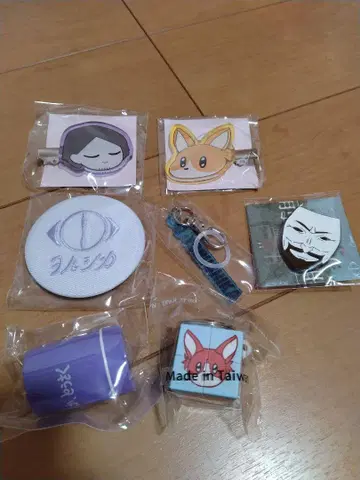요루시카 도작 가챠 6점과 전생 핀 배지 사상범