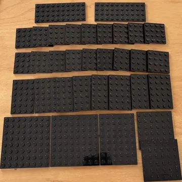 LEGO 기반 기초판 세트 블랙