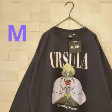 디즈니 빌런즈 인어공주 아슬라 긴팔 티셔츠 M 사이즈