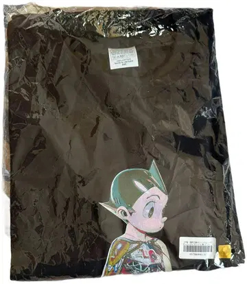 아톰 캐릭터 블랙 T셔츠