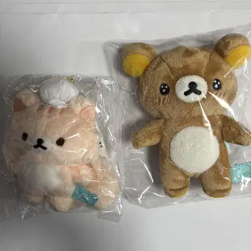 리락쿠마 매달리는 봉제 인형 모두 함께 만복곰곰