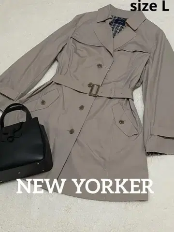 [택 포함 미사용] 뉴요커 NEW YORKER 가을/봄 트렌치코트