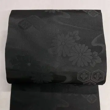 나고야 오비 상복 국화 귀갑 칠보 화문 기모노 051t