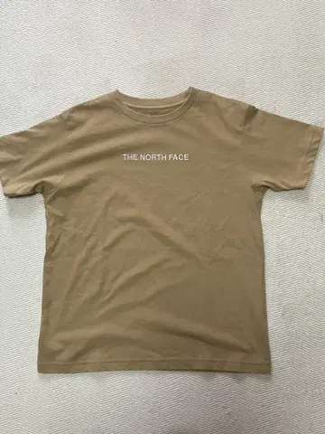 THE NORTH FACE 베이지 T셔츠 남성용 S사이즈