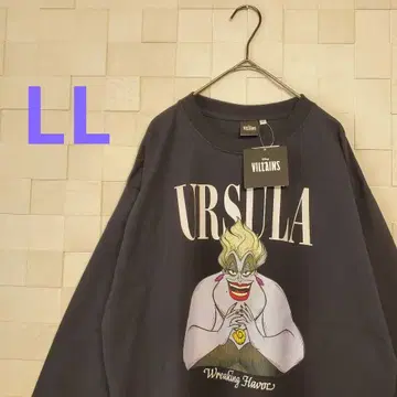 디즈니 빌런즈 인어공주 아슬라 긴팔 티셔츠 LL 사이즈