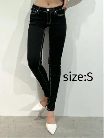 GYDA 원 워시 스키니 팬츠 s 사이즈