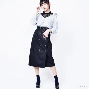 블라우스 블랙 레이스 블랙 셔츠