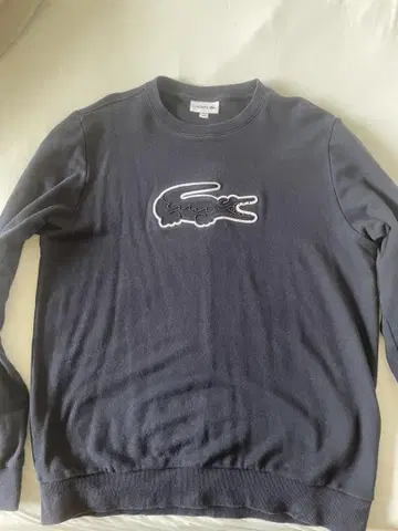 LACOSTE 다크 그레이 맨투맨 US M