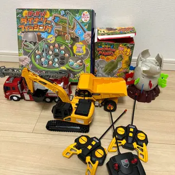 가브가브! 다이너소어 낚시, 무선 조종(크레인, 트럭, 소방차) 외