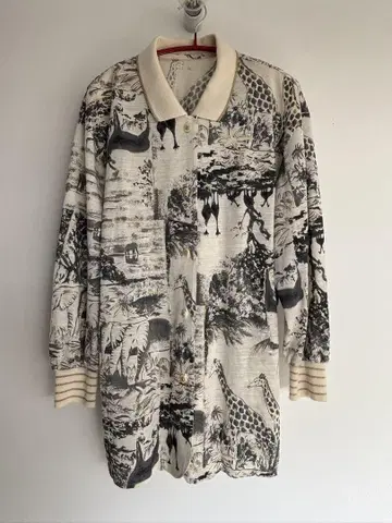 사바나 패턴 셔츠