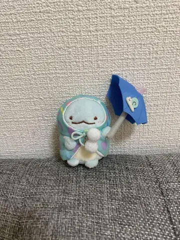 스미코구라시 토카게 테노리 봉제 인형 코디네이트 x KiU 우산 콜라보