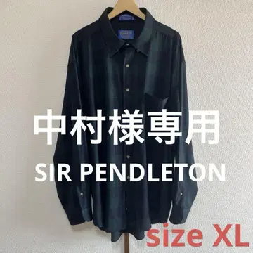 PENDLETON 펜들턴 울 셔츠 블랙워치 XL
