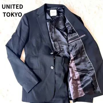 새상품급 UNITED TOKYO 셋업 수트 블랙 연중 포멀