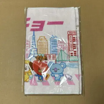 BT21 도쿄 페이스 타월 일본 한정판
