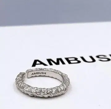 AMBUSH 실버 반지