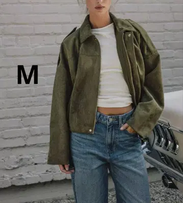 ZARA 자라 스웨이드 느낌 봄버 자켓 완판템