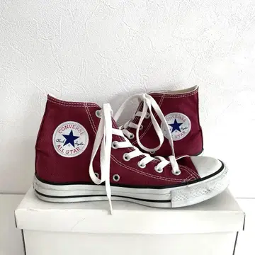 CONVERSE ALL STAR 버건디 하이컷 24.5cm