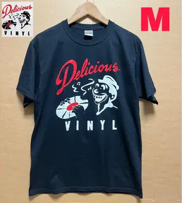 Delicious VINYL 딜리셔스 바이닐 티셔츠 M 블랙