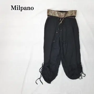 Milpano [ 사이즈 불명 ] 가우초 팬츠 성인 캐주얼 루즈핏
