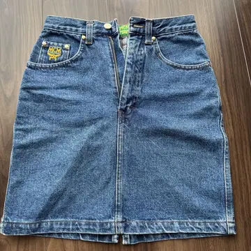 MCM 데님 타이트 스커트 S
