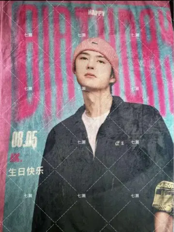 왕이보  라코스테 얇은 소재 담요