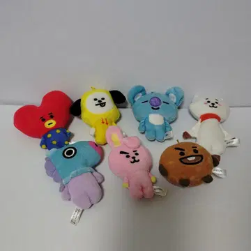 BT21 마스코트 봉제 인형 7개 세트