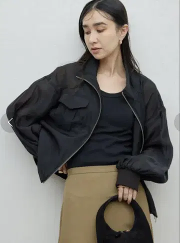 개럴개런트 시어 블루종 블랙