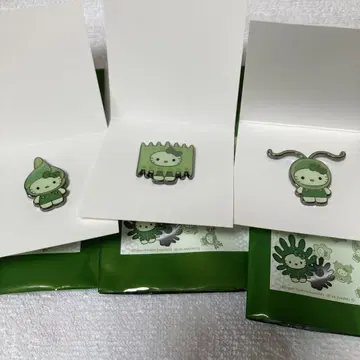 오사카 만박 모 키티 핑 배지 3개 Hello Kitty 일본관