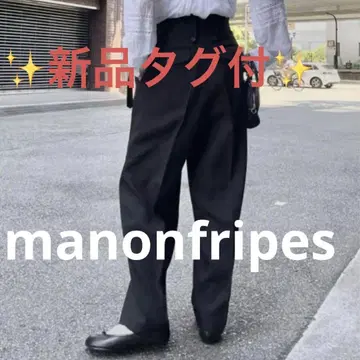 택 포함 새상품 manonfripes my Gurkha 팬츠 블랙