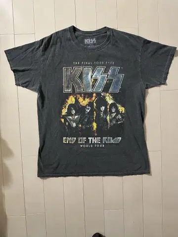 KISS T셔츠 구제 빈티지