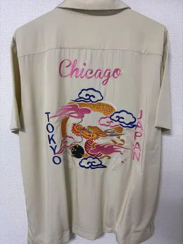Houston Chicago Tokyo Japan 하와이안 셔츠