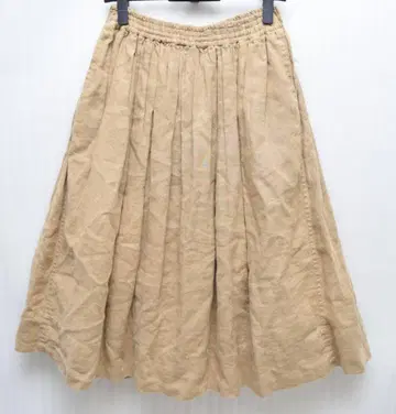 Veritecoeur 베리떼꾸르 ST-007 린넨 셔링 스커트