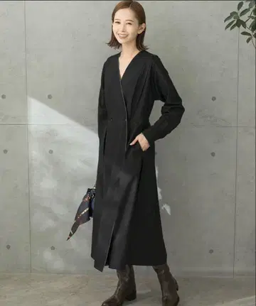 ROSSO 카슈쿨 파이핑 원피스