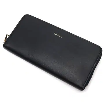 I06137 새상품 하자품 Paul Smith 가죽 지갑 다크 그린