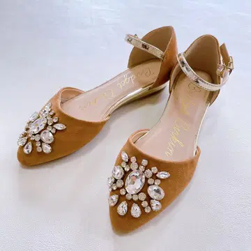 Bridget Birkin 비쥬 펌프스 플랫 카멜 23.5