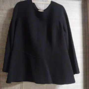 DAMA 블랙 플레어 실루엣 수트 모 100% 싱글 브레스티드