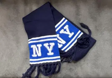 NY 니트 머플러 스트릿 손뜨개질