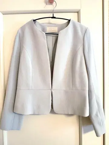 세레모니 더블 크로스 노카라 자켓