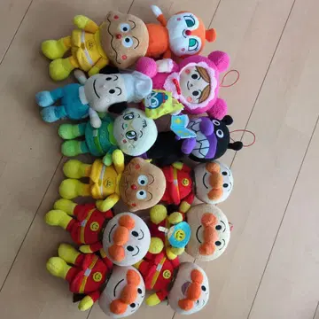 호빵맨 봉제 인형 세트