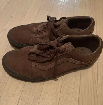 Vans 올드스쿨 브라운 스웨이드 로우컷 스니커즈