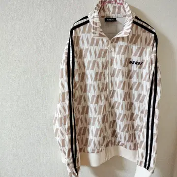 NERDY 널디 기하학 패턴 올 패턴 트랙 자켓 M 저리 M