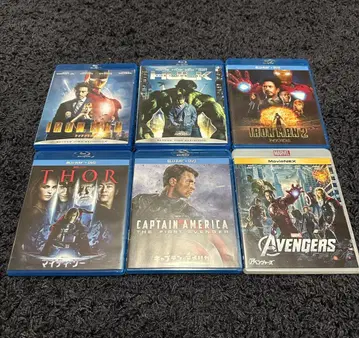 MARVEL 마블 영화 (MCU 페이즈 1) 6장 세트