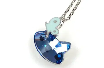 스와로브스키 SWAROVSKI 크리스탈 고양이 팔찌 펜던트